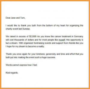 donation letter format thank you letter donation thank you letter for donation