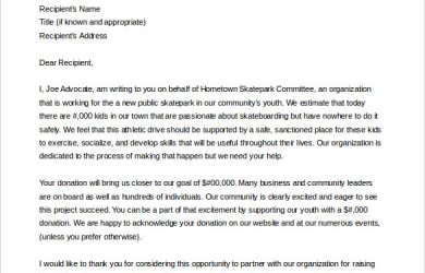 donation letter sample sample letter asking for donations from businesses word doc