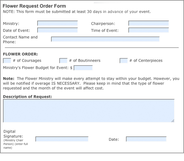 donation request template
