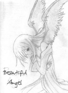 drawing of angels beautiful angel drawing by vashta nerada ditl