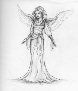drawings of angels angel