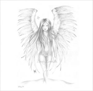 drawings of angels angel of beauty