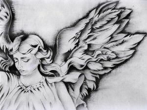 drawings of angels angel wings monica magallon