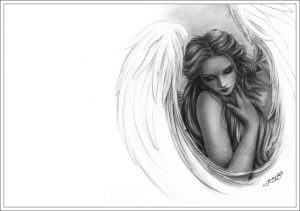 drawings of angels with you now angel