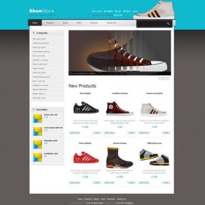 dream weaver website templates ecommerce shoes