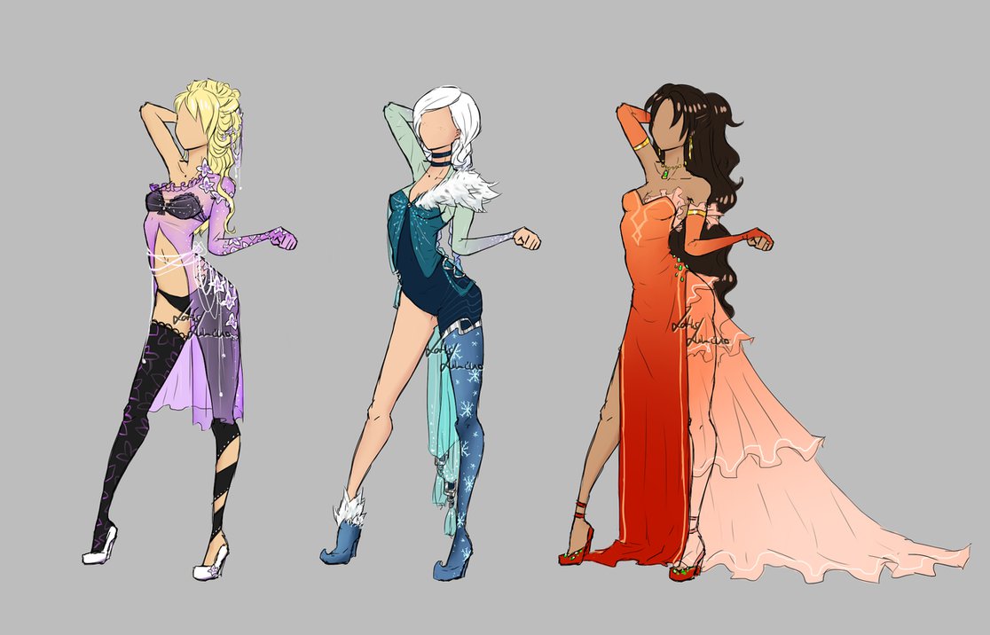 dress design sketches