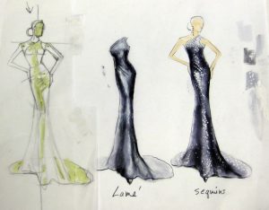 dress designing sketches lame sequinblackdresssmallfile