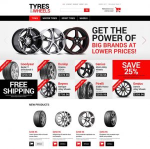 ecommerce website template online wheels and tyres store magento theme x