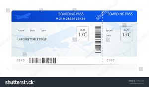 editable blank check template stock vector blue boarding pass ticket traveler check template with aircraft airplane or plane silhouette