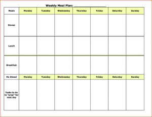 editable cleaning schedule template meal planner template meal plan template