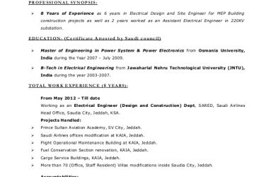 electrical engineer resume electrical engineer resume is astounding ideas which can be applied into your resume
