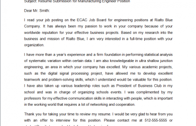 email cover letter sample email cover letter