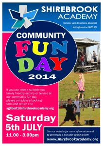 email flyer template community fun day flyer