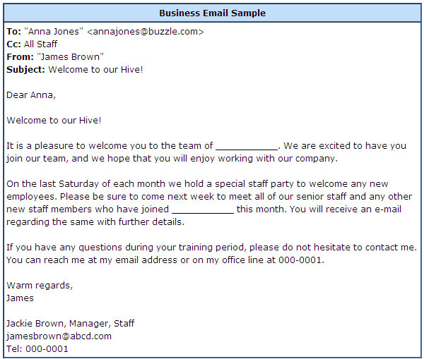 email format example