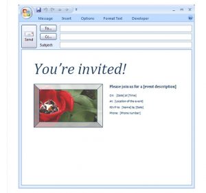 email invitation template email party invitation template