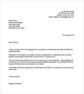 email resignation letter resignation email to clients