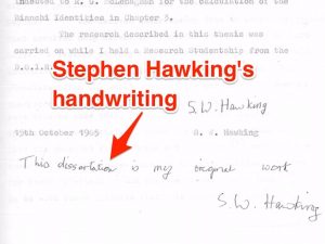 email signature college student hawking handwriting wide