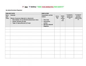 emergency plan template site specific safety plan master