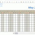employee attendance calendar leave tracker excel template excel leave tracker change month rjkwfc