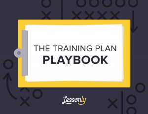 employee development plan templates trainingplanplaybook by lessonly cover