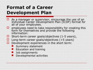 employee development plans templates career planning compensation management