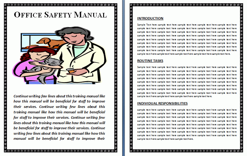 employee manual template