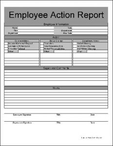 employee reprimand form ar