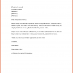 employee resignation letter two weeks notice resignation letter samples