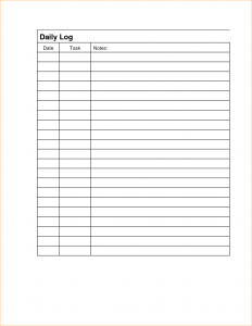 employee sign in sheet daily work log template
