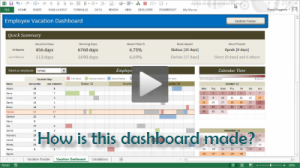 employee vacation tracker detailed tutorial on employee vacation dashboard excel school