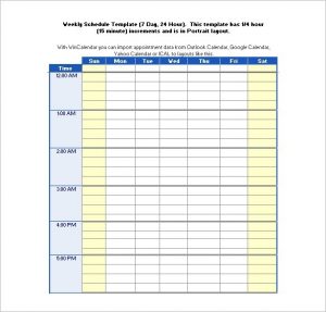 employee work schedule template hours schedule templates free word excel pdf format with regard to hour daily schedule template