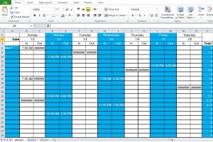 employee work schedule template employee shift schedule generator template