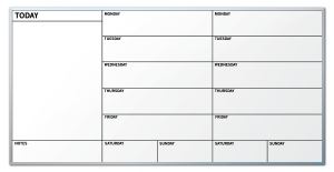 employee work schedule template weekly calendar board sterling ruby studio ruby dryeraseboard x upjtrc