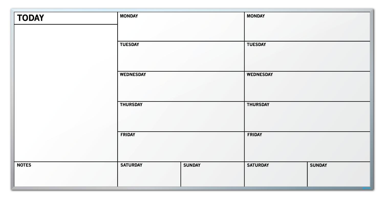 employee work schedule template