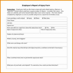 employee write ups templates employee write up template employee injury report form write up template example