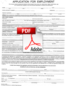 employment application form pdf jim sigel job application