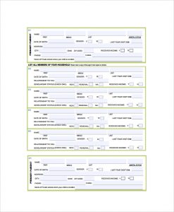 employment verification form templates education income verification form