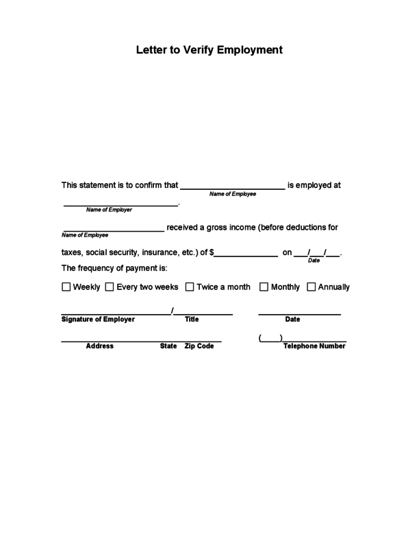 employment verification letter pdf