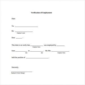 employment verification letter pdf employment verification letter pdf
