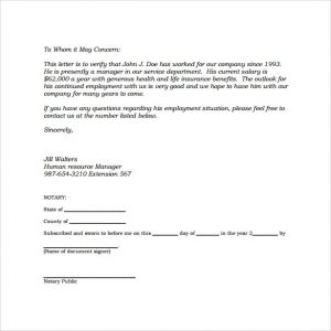 employment verification letter pdf free download employment verification letter in pdf