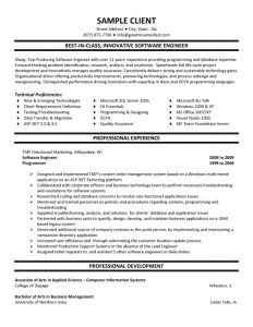 entry level software engineer resume entry level software engineer resume sample providing programming and database expertise