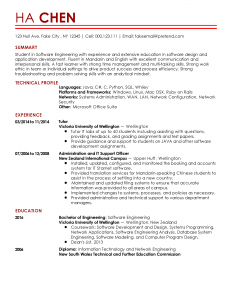 entry level software engineer resume professional resume for zhaojiang chang revised