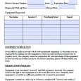 equipment rental contract equipment rental agreement template