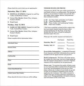 event contract template simple vendor contract template