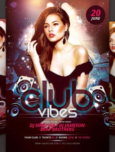 event flyer templates free download club vibes dance poster download in psd format