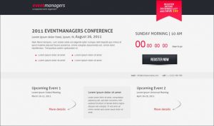 event landing page event managers landing page template x