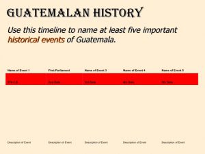 event timeline template guatemala template t