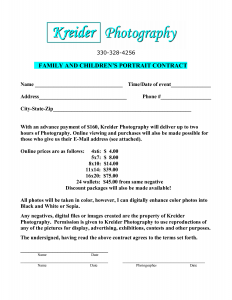 eviction letter sample portrait photography contract template
