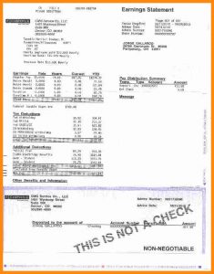 eviction notice sample adp earnings statement