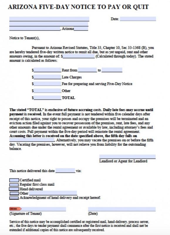 Eviction Notice Texas Template Business